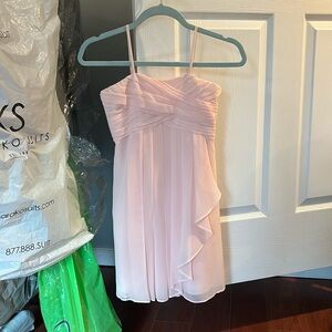 Light Pink David’s Bridal Flower Girl Dress
